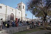 Arequipa, artisan market in the courtyard of San Francisco